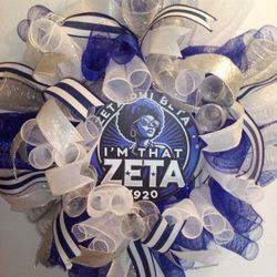 Zeta Phi Beta Sorority Wreath 