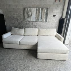 Ivory Beige Sectional (Delivery)