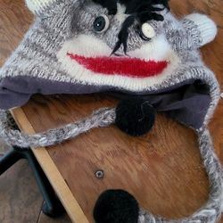 Sockmonkey Cap With Fleece Lining