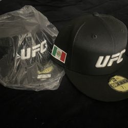 New Era UFC Fitted Hat with México Flag Size 7 1/2
