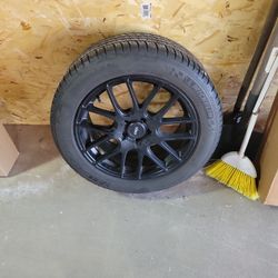 michelin  tires with rims