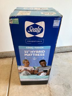Sealy Essentials 11” Hybrid Cool Touch Queen Mattress New In Box