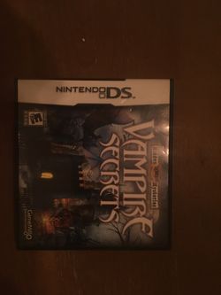 Nintendo ds vampire secrets