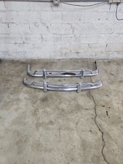 Karmann Ghia Bumpers Original German. No Rust Holes