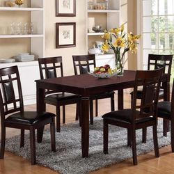 New In Box 7pc Dining Set