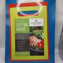 Carvers Kitchen Co. Set of 3 Plastic Cutting Boards