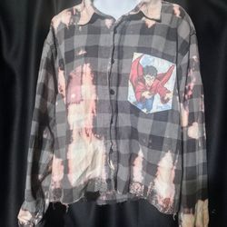 Custom Harry Potter Button Down Checkered Shirt