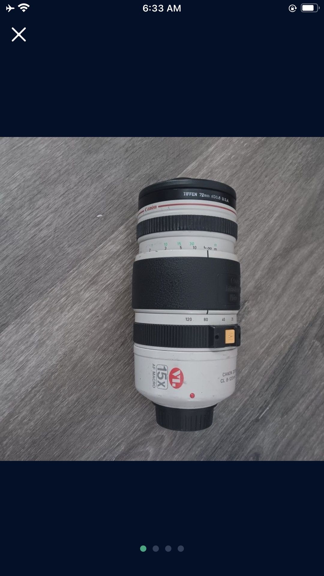 Canon Macro Zoom Lens Smaller Mount Not Regular Mount