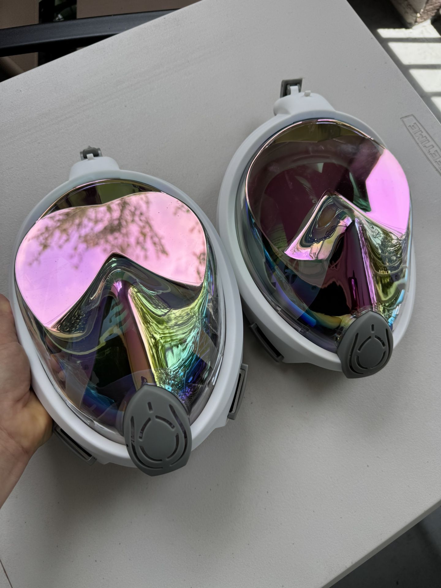2 Snorkel Full Frame Masks