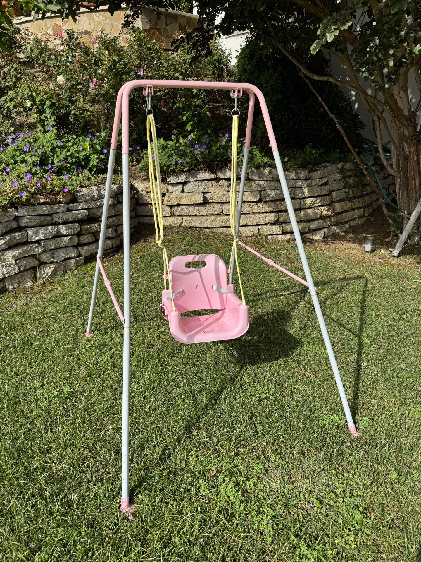 Pink Toddler Swing