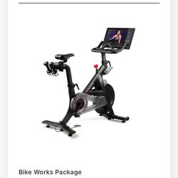 Like New Peloton With Mat And Weights 