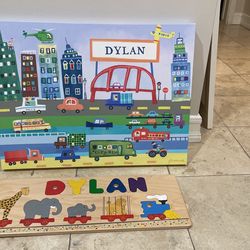 Personalized Art and Wooden Puzzle
