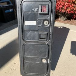 Authentic Arcade Coin Door With Frame and Coin Box