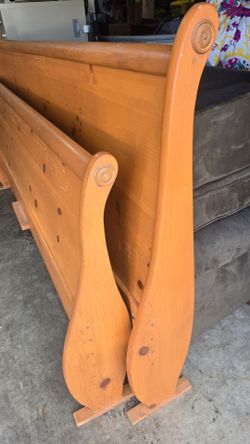 King Sleigh Bed Frame