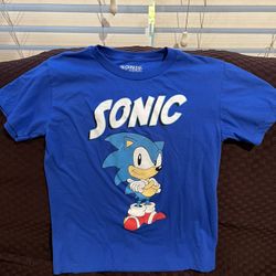 Boys Sonic The Hedgehog T-shirt Size Small
