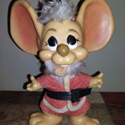Antique  Christmas Roy Des Of Florida Santa Mouse Bank 