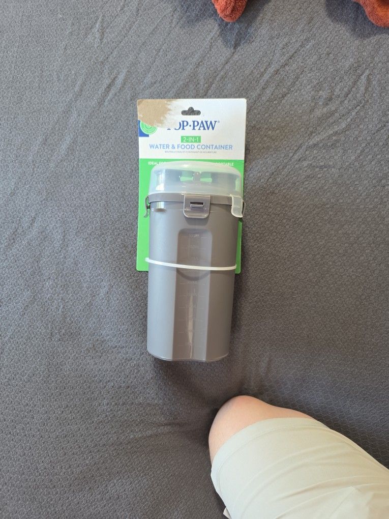 Top Paw Water And Food Container