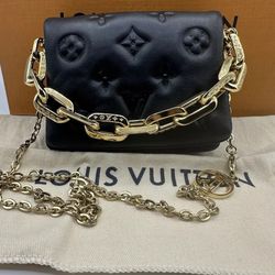 Louis Vuitton Monogram Embossed Lambskin Coussin Belt Bag
