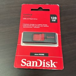 Sandisk USB 128 GB New