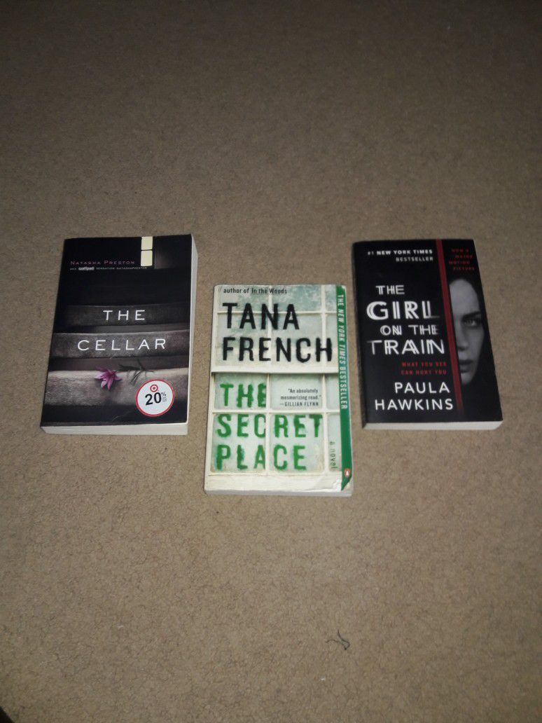 Book Club Novels The Girl On The Train The Secret Place And The Celler
