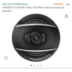Pioneer Car Door Speakers 3-way