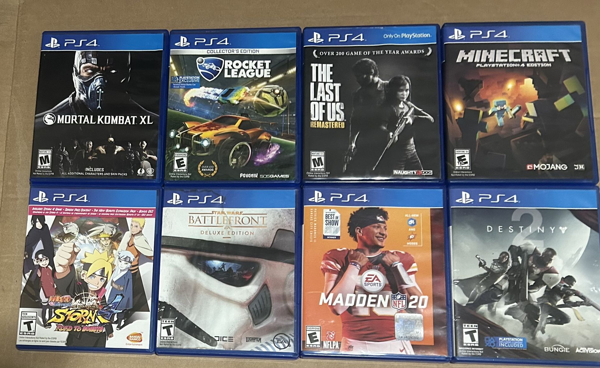 PS4 games
