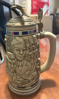 Vintage 1990 Avon “Tribute To The American Armed Forces” Stein