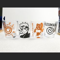 Naruto Anime Shot Glasses