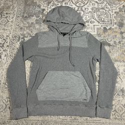 Michael Kors Waffle Knit Pullover Hoodie Gray Men’s Size S