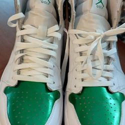 Retro 1 Green/White Jordans 