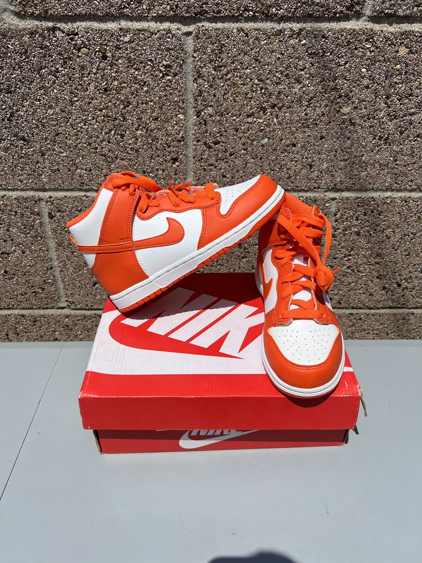 Orange Blaze Nike Dunk High 2004 Nike Dunk High Pre School