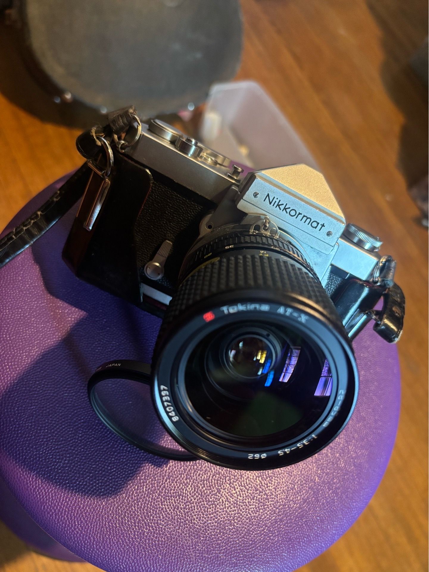 Nikkormat FTn vintage 35mm film SLR camera