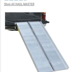HAUL-MASTER 1200 lb. Capacity, 60in. x 30 in. Convertible Aluminum Loading Ramp