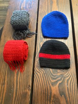 Handmade Scarfs & Beanies Sets