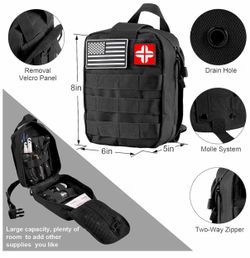Brand New LUXMOM 142-Piece Emergency Survival & First Aid Kit
