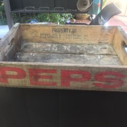 Wooden Pepsi Case