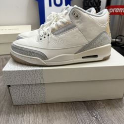 Air Jordan 3 Craft Ivory Size 9.5 Retro VNDS