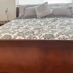 Brown Bed Frame 