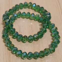 BEADED CRYSTAL BRACELET SET 