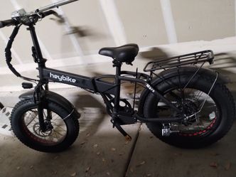 E Bike. New! Folding E bike by heybike