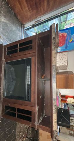 Fireplace TV stand