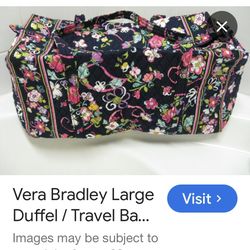 Vera Bradley Large Duffel Bag Travel