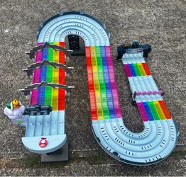 Mario Kart Rainbow Road Hot Wheels Race Track
