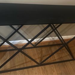 Black Side Table