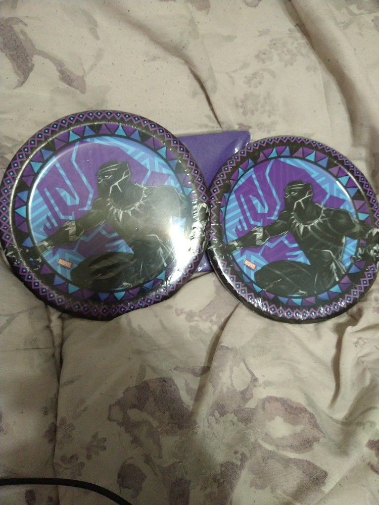 Black Panther Plates Bundle NEW