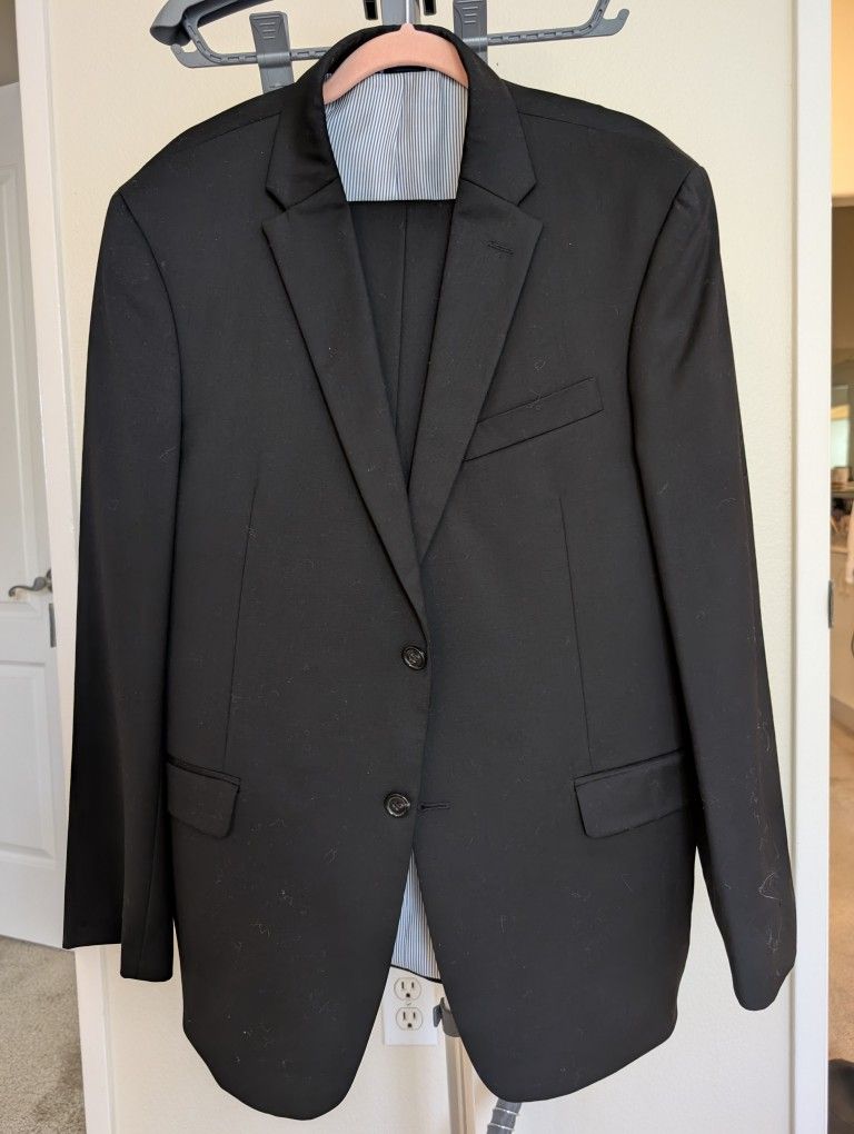 Wool suit Black R44 34/32 Tommy Hilfiger