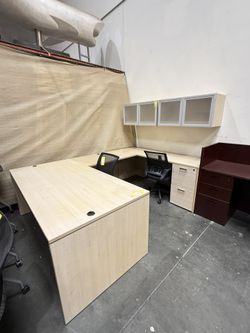 Used U-Shaped Executive Desk