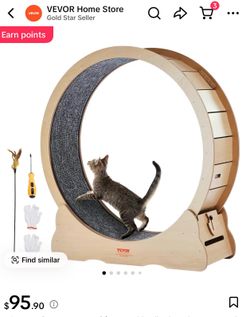Large cat wheel $60