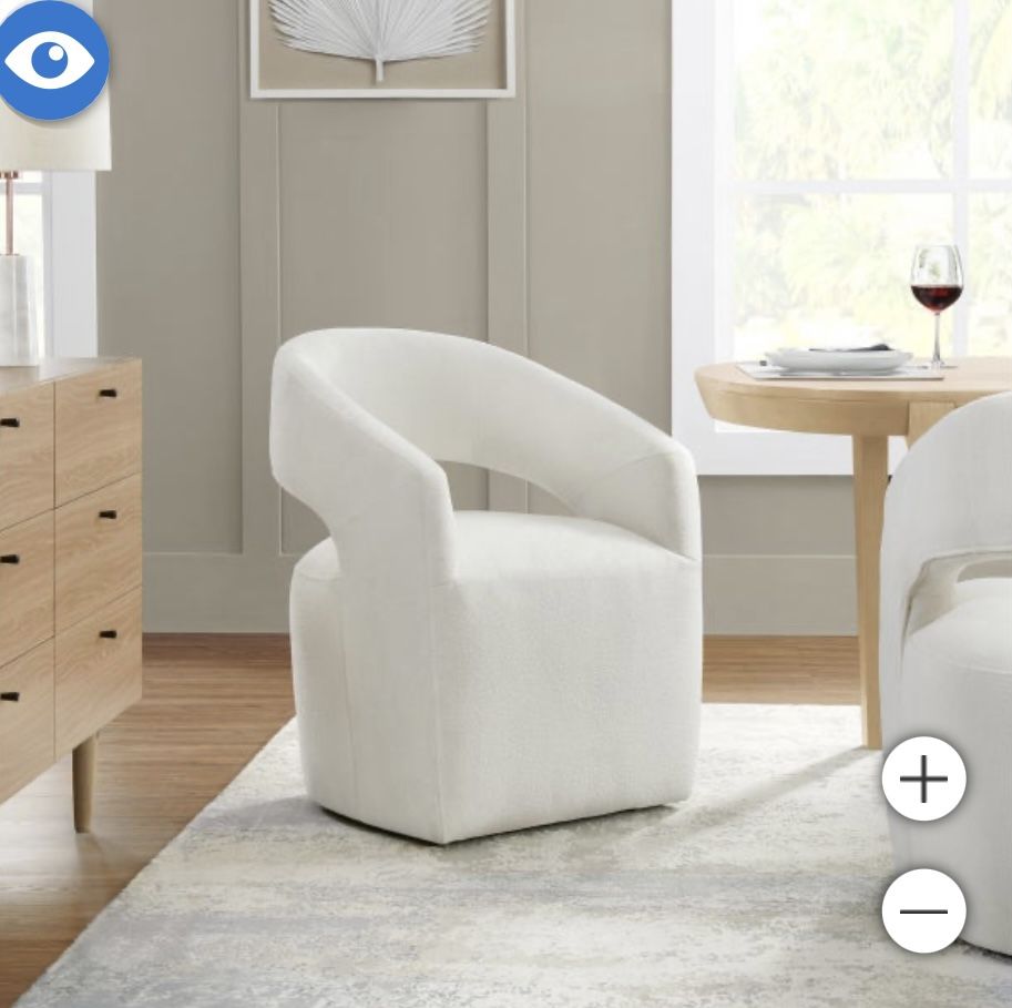 Alivia Fabric Rolling Chair