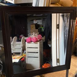 Dresser Mirror Espresso Color 38x38